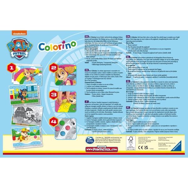 Ravensburger Mini Steps ® Paw Patrol Color Ino 5 Ravensburger Mini Steps ® Paw Patrol Color Ino - Afbeelding 3