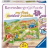 Ravensburger Outdoor Puzzel Lotta En Max Op De Boerderij -Kinderspeelgoed Winkel ravensburger outdoor puzzel lotta en max op de boerderij a341634