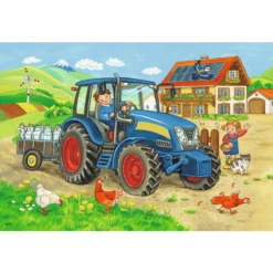 Ravensburger Puzzel 2x12 Stuks - Bouwplaats En Boerderij 11 Ravensburger Puzzel 2x12 Stuks - Bouwplaats En Boerderij -Kinderspeelgoed Winkel ravensburger puzzel 2x12 stuks bouwplaats en boerderij a234169 4