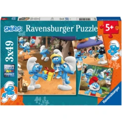 Ravensburger Puzzel 3 X 49 Stukjes De Smurfen Zijn Los!