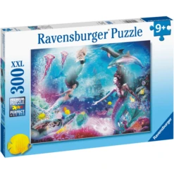 Ravensburger Puzzel XXL 100 Stukjes - In Het Rijk Van De Zeemeerminnen -Kinderspeelgoed Winkel ravensburger puzzel xxl 100 stukjes in het rijk van de zeemeerminnen a349895 4
