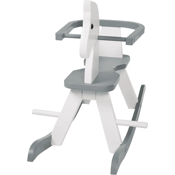 Roba Schommelpaard Wit En Grijs 5 Roba Schommelpaard Wit En Grijs - Image 3