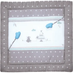 ROBA Speel- En Kruipdeken Indianenbeer 100 X 100 Cm -Kinderspeelgoed Winkel roba speel en kruipdeken indianenbeer 100 x 100 cm a246554 1