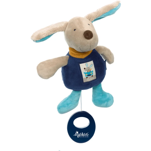 Sigikid ® Muziekklok Kleine Hond Blauw 3 Sigikid ® Muziekklok Kleine Hond Blauw