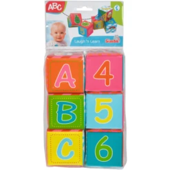Simba ABC Zachte Stapelblokjes -Kinderspeelgoed Winkel simba abc zachte stapelblokjes a293685 3