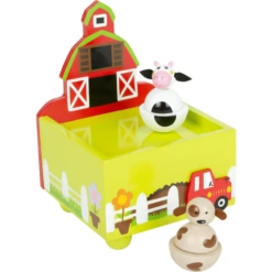 Small Foot ® Muzikale Klokboerderij -Kinderspeelgoed Winkel small foot muzikale klokboerderij a304584 2