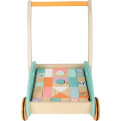 Small Foot ® Pastel Loopstoeltje -Kinderspeelgoed Winkel small foot pastel loopstoeltje a304090 2