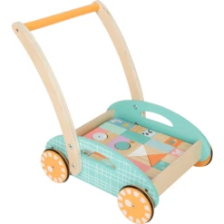 Small Foot ® Pastel Loopstoeltje -Kinderspeelgoed Winkel small foot pastel loopstoeltje a304090 4