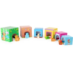 Small Foot® Stapelblokjes Met Figuren Huisdieren -Kinderspeelgoed Winkel small foot stapelblokjes met figuren huisdieren a281803 2