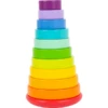 Small Foot ® Stapelende Toren Plug-in Game Regenboog -Kinderspeelgoed Winkel small foot stapelende toren plug in game regenboog a303652