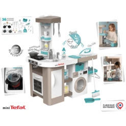 Smoby Tefal Studio Keuken Met Wasruimte -Kinderspeelgoed Winkel smoby tefal studio keuken met wasruimte a355557 3
