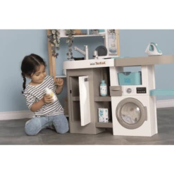 Smoby Tefal Studio Keuken Met Wasruimte -Kinderspeelgoed Winkel smoby tefal studio keuken met wasruimte a355557 4