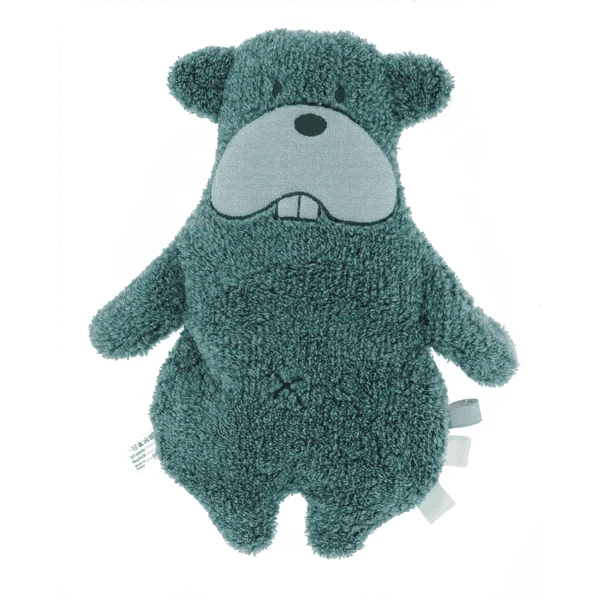 Snoozebaby ORGANIC Bammy Beaver Cuddle , Smokey Green 5 Snoozebaby ORGANIC Bammy Beaver Cuddle , Smokey Green - Image 3