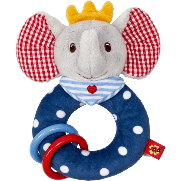 SPIEGELBURG COPPENRATH Rin Grass El Met Rammelaarringen Olifant BabyGlück 4 SPIEGELBURG COPPENRATH Rin Grass El Met Rammelaarringen Olifant BabyGlück - Image 2