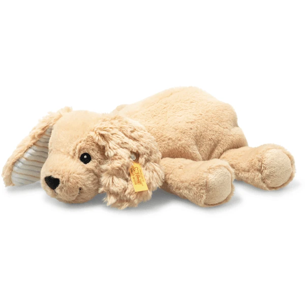 Steiff Floppy Hond Lumpi Lichtbruin Liggend, 20 Cm 5 Steiff Floppy Hond Lumpi Lichtbruin Liggend, 20 Cm - Image 3