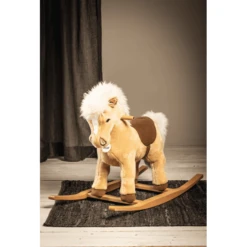STEIFF Hobbelpaard „Pony Franzi“ 70 Cm Blond -Kinderspeelgoed Winkel steiff hobbelpaard pony franzi 70 cm blond a039654 4