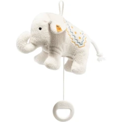 Steiff Muziekdoos Elefaentle Wit, 15 Cm