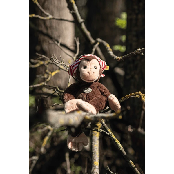 Steiff Schlenker Monkey Scotty Bruin, 28 Cm 5 Steiff Schlenker Monkey Scotty Bruin, 28 Cm - Image 3