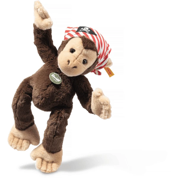 Steiff Schlenker Monkey Scotty Bruin, 28 Cm 6 Steiff Schlenker Monkey Scotty Bruin, 28 Cm - Image 4