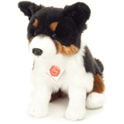 Teddy HERMANN ® Tri- Color Border Collie Zittend 30 Cm -Kinderspeelgoed Winkel teddy hermann tri color border collie zittend 30 cm a305013 2