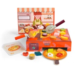 TopBright Toys® Vormpjes Leerdoos - Pizza Bakkerij