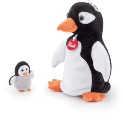 Trudi Marionetten Handpop Pinguïn Met Baby (Maat S) -Kinderspeelgoed Winkel trudi marionetten handpop pinguin met baby maat s a368890 3