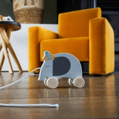 Tryco Houten Trekspeelgoed - Olifant -Kinderspeelgoed Winkel tryco houten trekspeelgoed olifant a393380 3