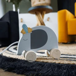 Tryco Houten Trekspeelgoed - Olifant -Kinderspeelgoed Winkel tryco houten trekspeelgoed olifant a393380 4