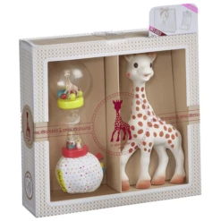 VULLI Sophie La Girafe® Welkom Set Nr. 4 Sophie La Girafe® + Rammelaar