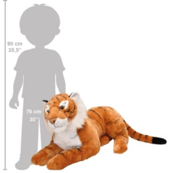 Wild Republic Knuffel Cuddle Kins Jumbo Tiger 9 Wild Republic Knuffel Cuddle Kins Jumbo Tiger -Kinderspeelgoed Winkel wild republic knuffel cuddle kins jumbo tiger a350255 2